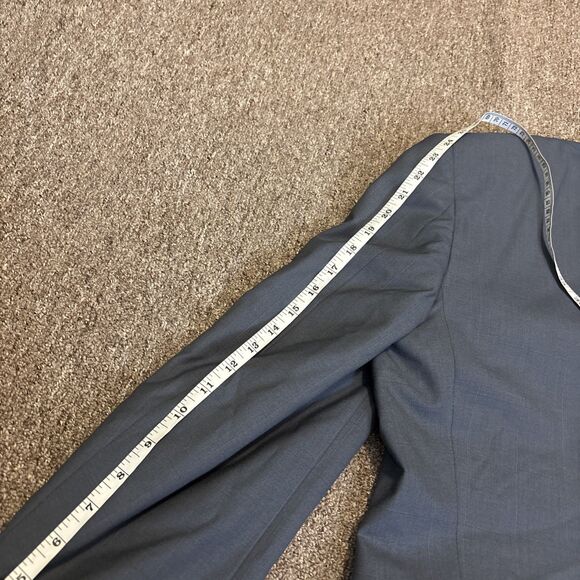 Christian Dior Monsieur USA Wool Sport Coat Mens 41R Grey Blazer Suit Jacket - Picture 12 of 12